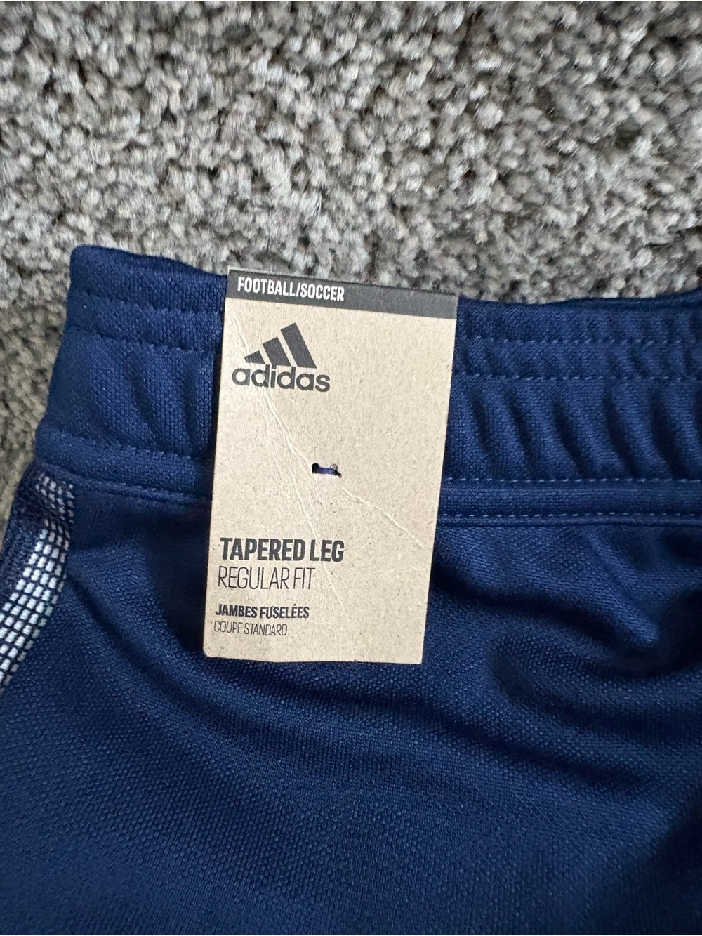 adidas 2 pairs Men' Navy and Grey Tiro pants